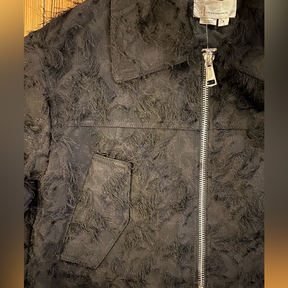 NWOT Cropped Textured Jacket - Picture 6 of 10